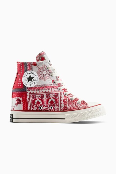 Converse trampki Converse x Isabel Marant Chuck 70 Wedge kolor czerwony A14802C