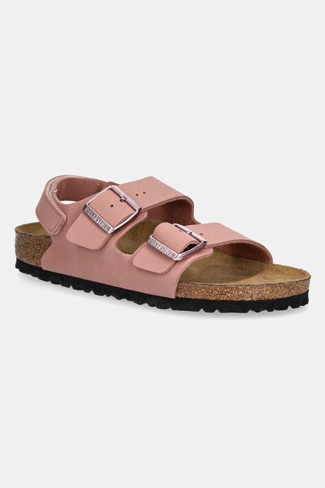 Detské sandále Birkenstock Milano ružová farba, 1029519