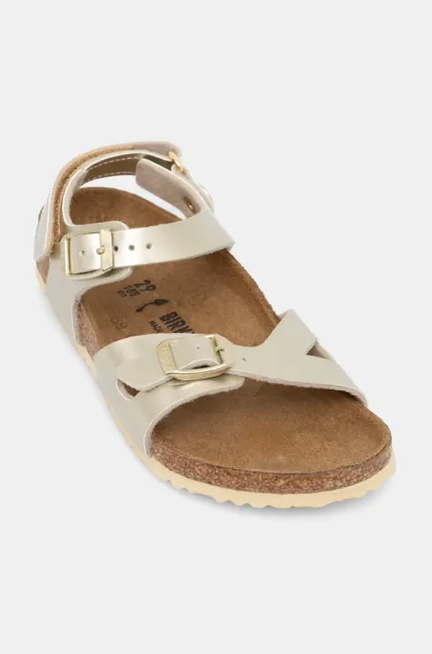 Дитячі сандалі Birkenstock Rio AS Kids AS Kids колір золотий 1029540