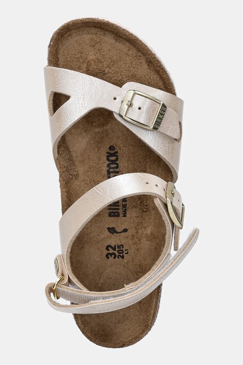 Дитячі сандалі Birkenstock Rio AS Kids — SS25-OBG00I, бежевий — фото 4