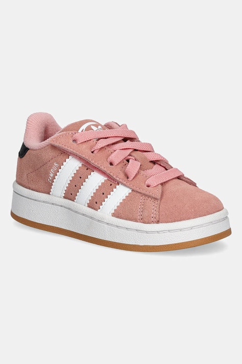 adidas Originals sneakers de piele întoarsă pentru copii CAMPUS 00s culoarea roz, JP5513