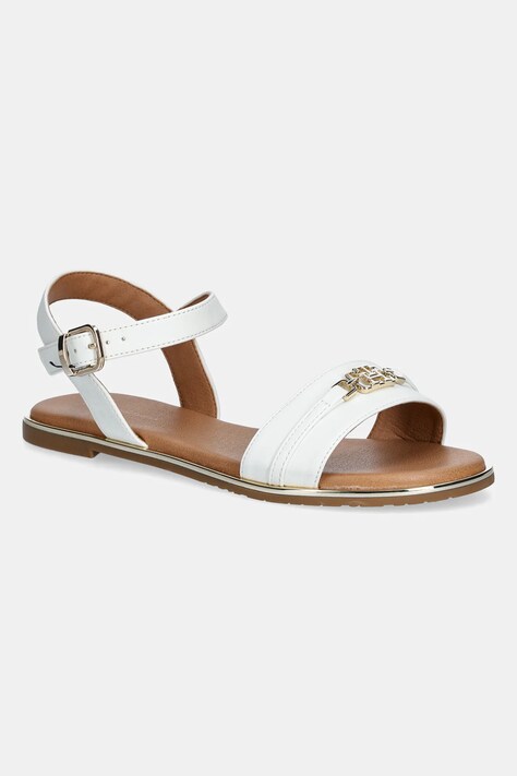 Tommy Hilfiger sandale copii culoarea alb, T3A2-33778