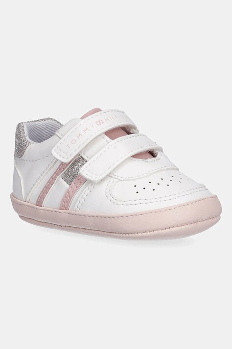 Dětské boty Tommy Hilfiger bílá barva, T0A9-33721