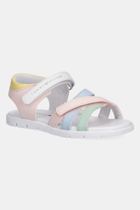 Dětské sandály Tommy Hilfiger růžová barva, T1A2-33772