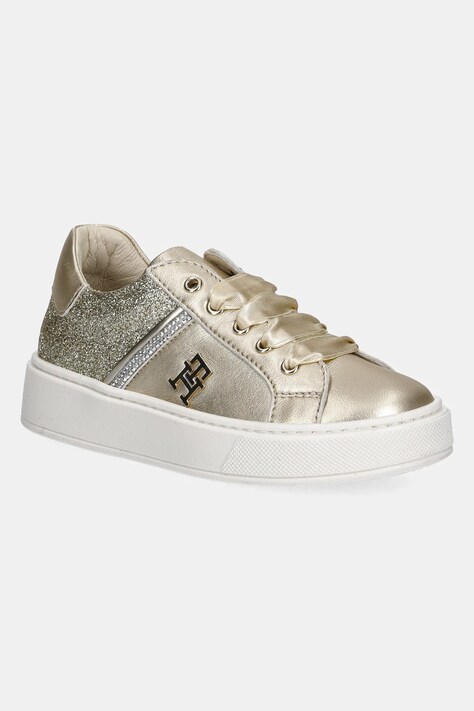 Dětské sneakers boty Tommy Hilfiger zlatá barva, T1A9-33932