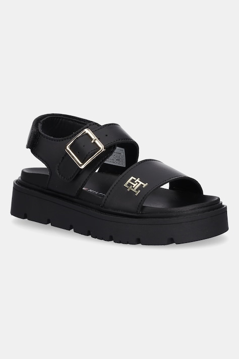 Dětské sandály Tommy Hilfiger černá barva, T3A2-33785