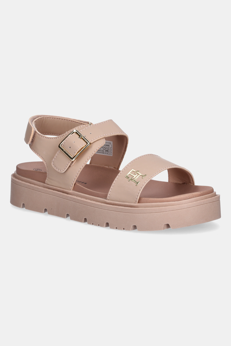 Tommy Hilfiger sandale copii culoarea bej, T3A2-33785