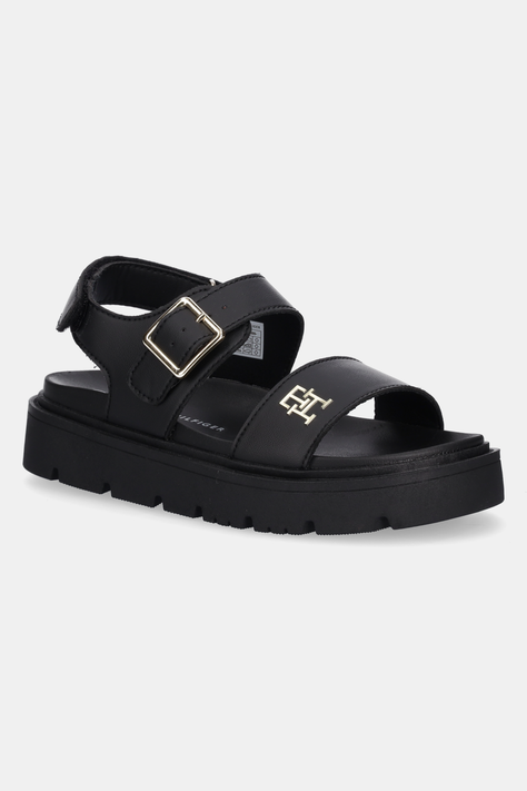 Дитячі сандалі Tommy Hilfiger колір чорний T3A2-33785
