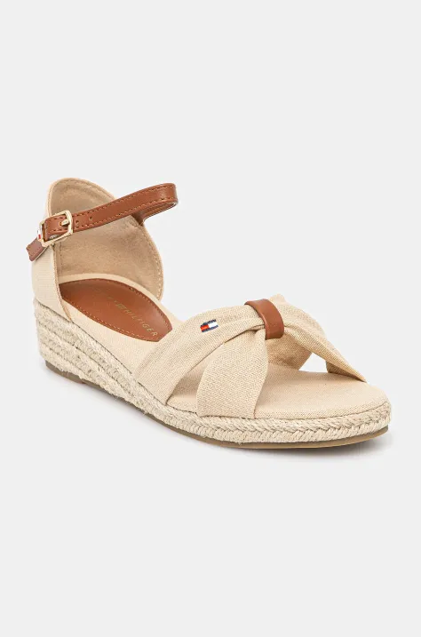 Detské espadrilky Tommy Hilfiger béžová farba, T3A7-33801
