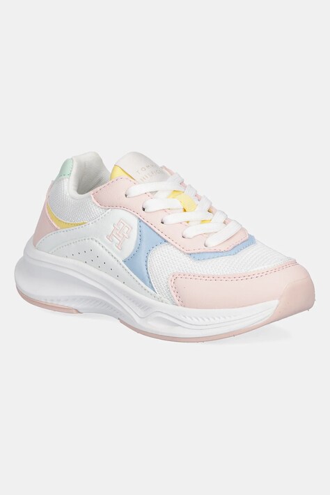 Boty Tommy Hilfiger růžová barva, T3A9-33761