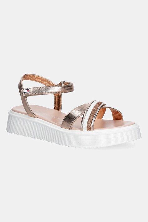 Dětské sandály Tommy Hilfiger růžová barva, T4A2-33800