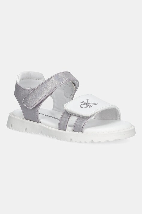 Dječje sandale Calvin Klein Jeans boja: ljubičasta, V1A2-82039