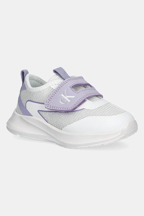Dětské sneakers boty Calvin Klein Jeans fialová barva, V1A9-82026