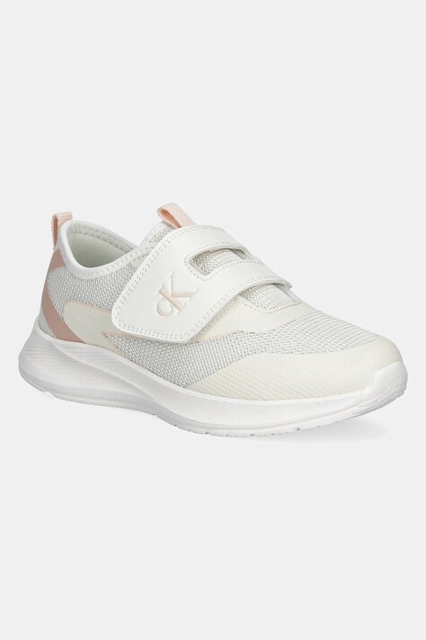 Calvin Klein Jeans sneakers pentru copii culoarea bej, V1A9-82026