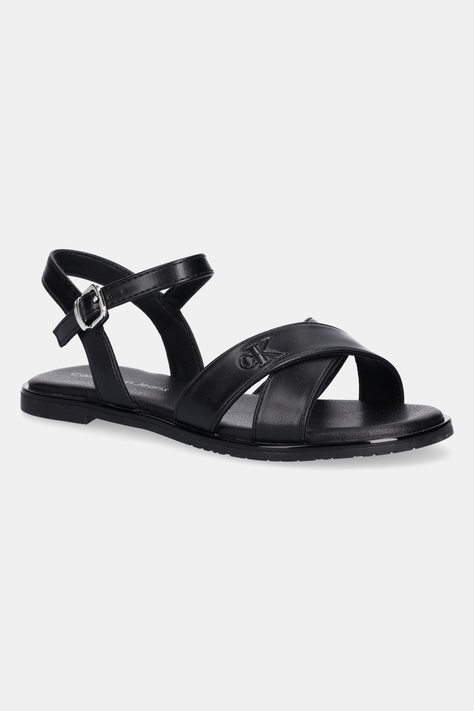 Dětské sandály Calvin Klein Jeans černá barva, V3A2-82041