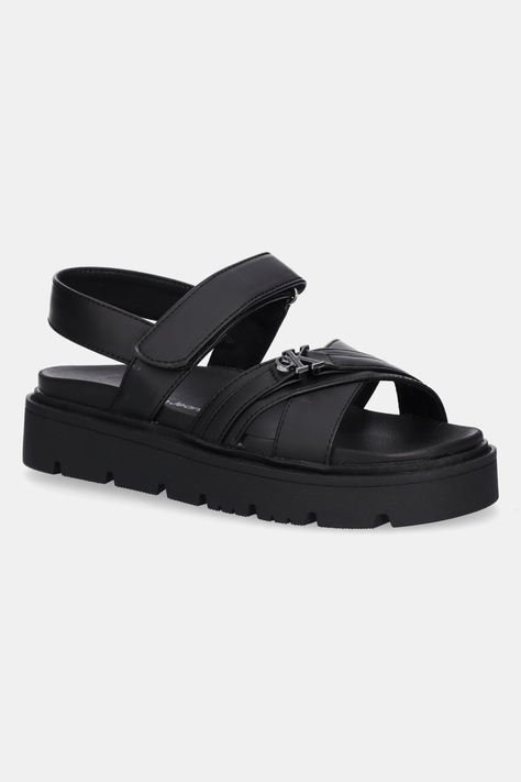 Calvin Klein Jeans sandale copii culoarea negru, V3A2-82044