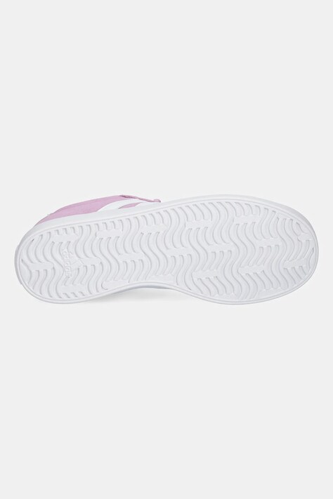 Дитячі замшеві кросівки adidas VL COURT 3.0 — SS25-OBG06Y, рожевий — фото 5