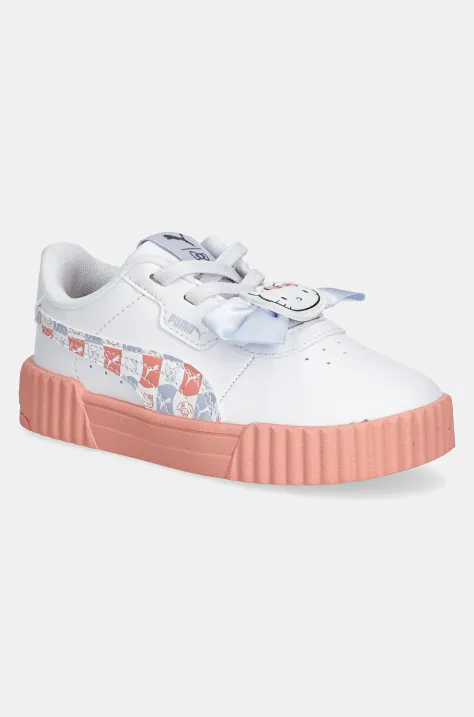 Puma scarpe da ginnastica per bambini Carina 3.0 HK&FR AC colore bianco 401420