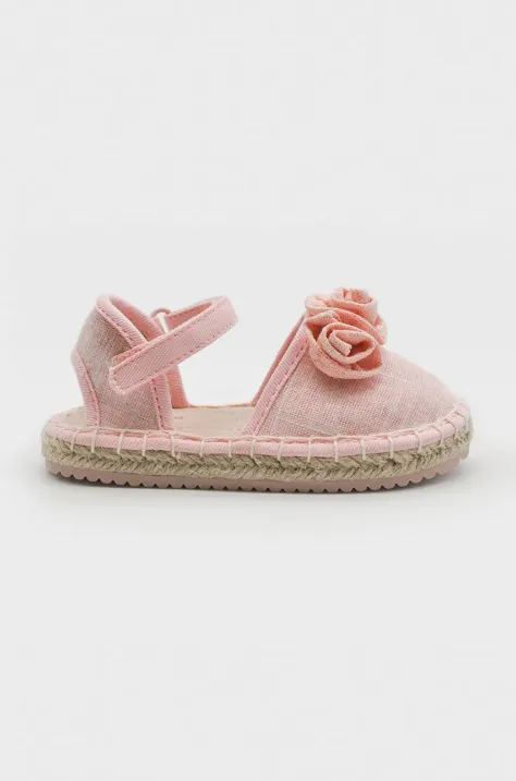 Mayoral espadryle niemowlęce kolor różowy 41646