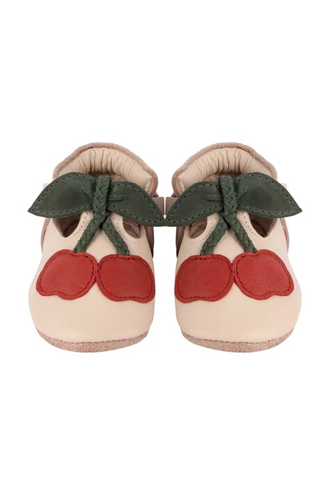 Шкіряні кросівки для немовлят Donsje Nanoe Shoes Cherry — фото 3