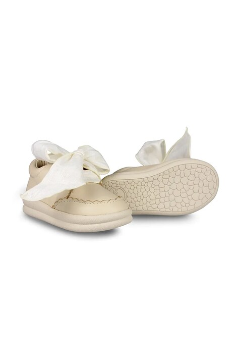 Детски кожени маратонки Donsje Brookli Sneakers в бежово 1501300