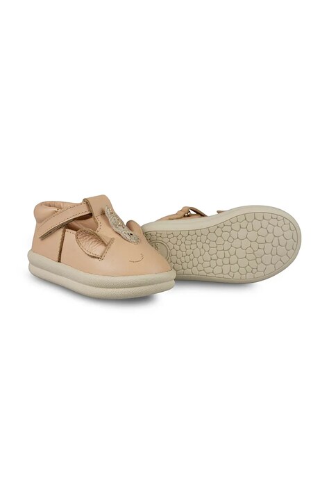 Donsje półbuty skórzane dziecięce Zazo Special Shoes Unicorn kolor beżowy 1503703
