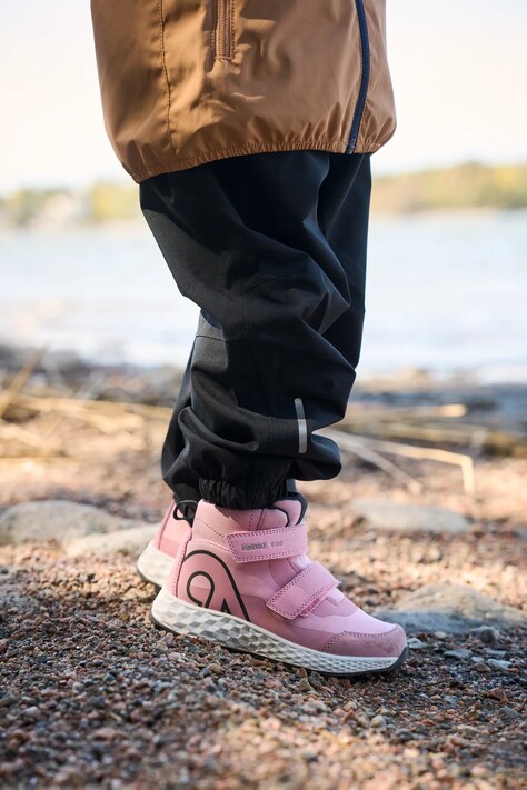 Детски половинки обувки Reima Hiivin в розово 5400145A