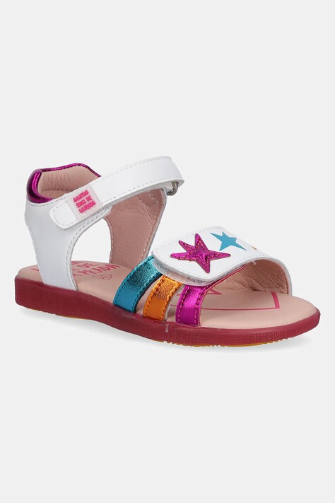 Agatha Ruiz de la Prada gyerekszandál bőrből fehér, 252960