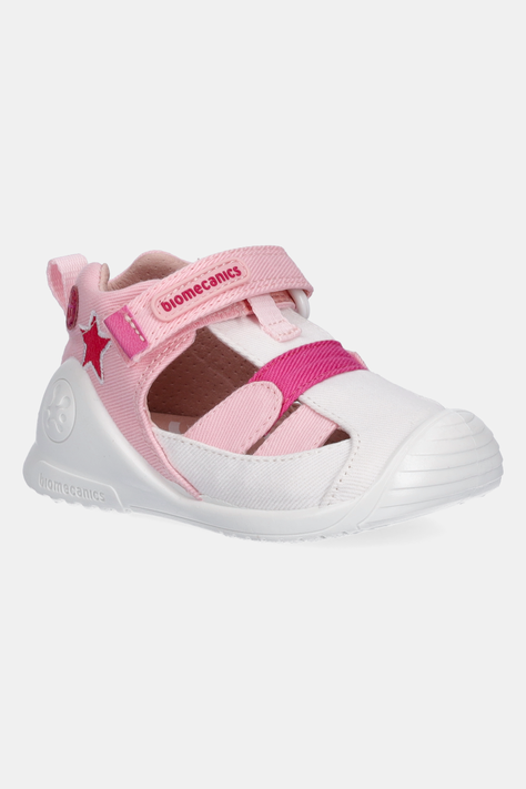 Otroški sandali Biomecanics roza barva, 252182