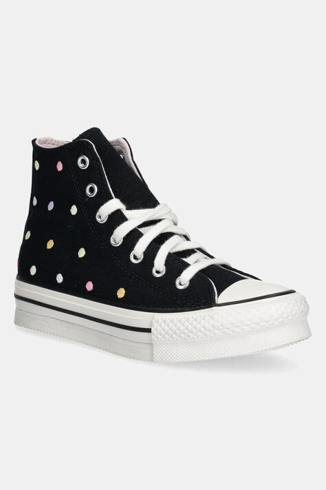 Dětské tenisky Converse Chuck Taylor All Star EVA Lift černá barva, A12609C