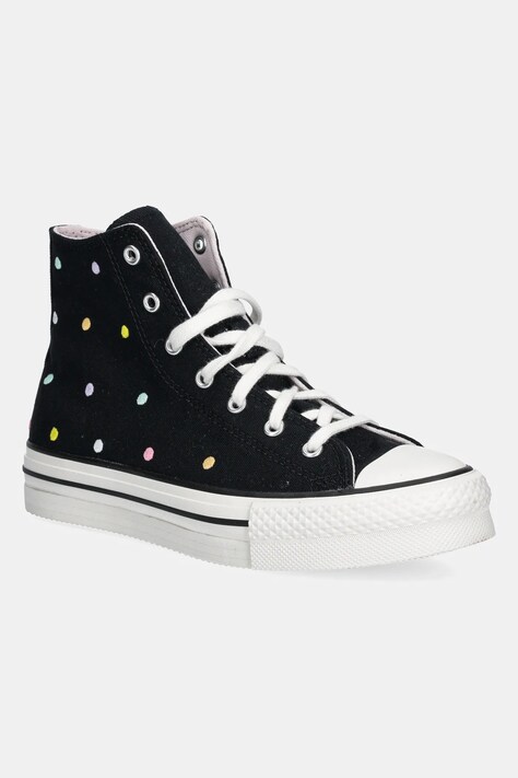 Dětské tenisky Converse Chuck Taylor All Star EVA Lift černá barva, A12608C