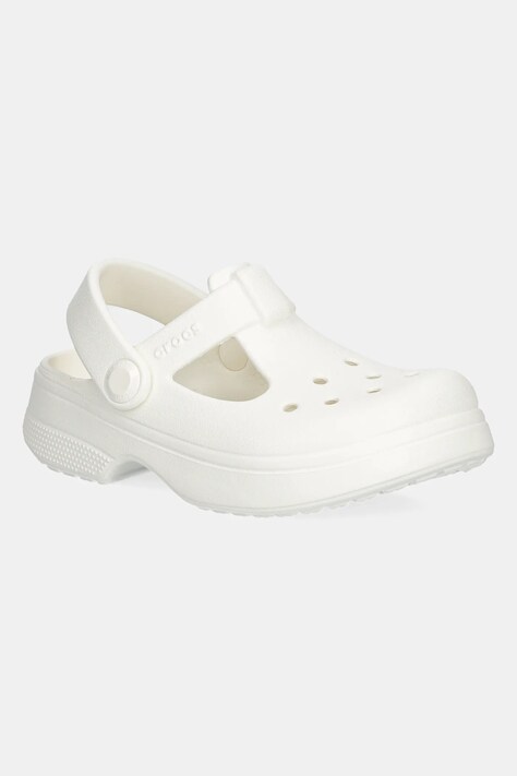 Crocs sandale CLASSIC MARY JANE CLOG culoarea alb, 210616