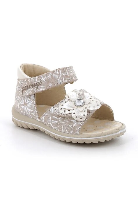 Primigi sandale din piele pentru copii culoarea bej, PSW 78648