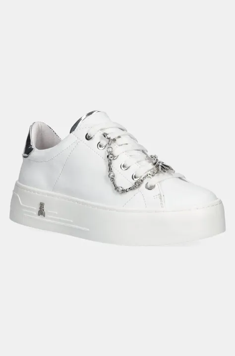 Patrizia Pepe sneakers din piele copii culoarea alb, PPJ305