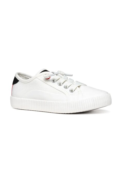 Geox tenisi copii TIPPESTE culoarea alb, J55N3A.01054