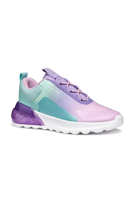 Geox sneakers pentru copii ACTIVART ILLUMINUS culoarea violet, J45LZA.02A9J