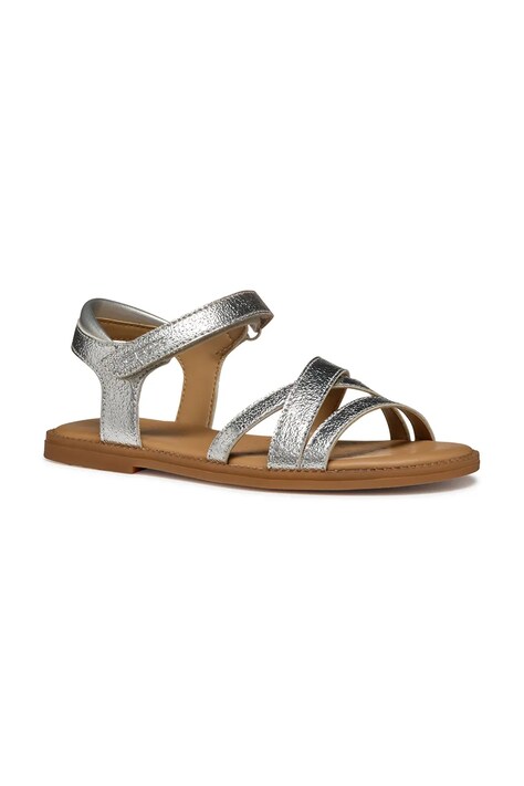 Geox sandale copii KARLY culoarea argintiu, J5235D.000BN