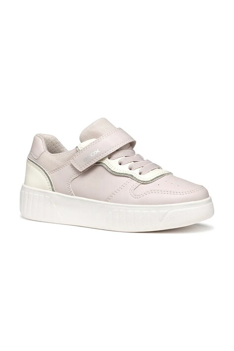 Παιδικά αθλητικά παπούτσια Geox MIKIROSHI χρώμα: γκρι, J55DVA.000BC