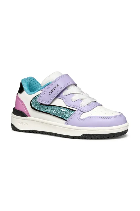 Geox sneakers pentru copii WASHIBA culoarea violet, J55HXA.0BCEW