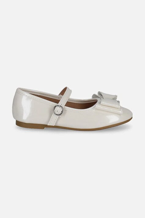 Dětské balerínky Coccodrillo bílá barva, SHOES GIRL