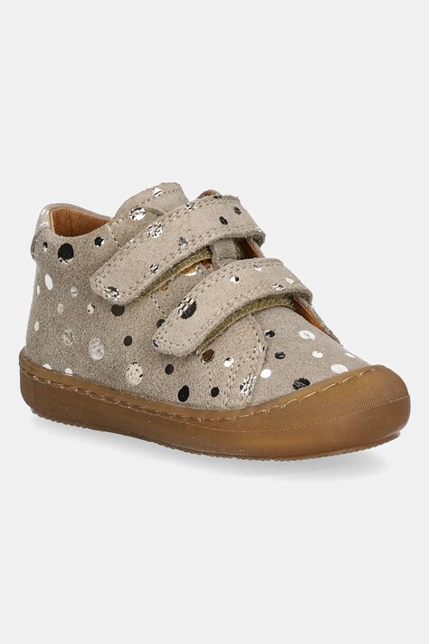 Dětské nubukové polobotky Froddo OLLIE S béžová barva, G2130328