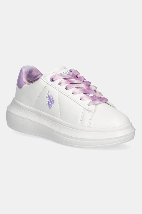 U.S. Polo Assn. sneakers pentru copii HELIS013 culoarea alb, HELIS013K/5Y3