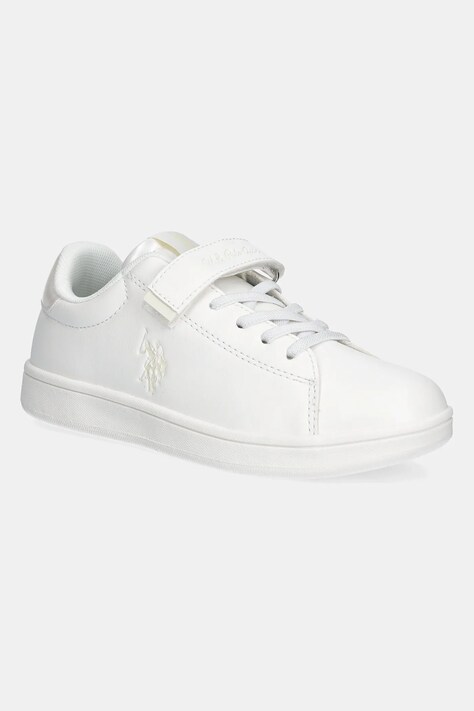 U.S. Polo Assn. sneakers pentru copii TRACE003 culoarea alb, TRACE003K/5Y2