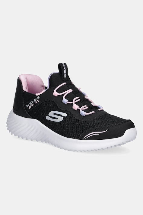 Detské tenisky Skechers BOUNDER čierna farba, 303585L