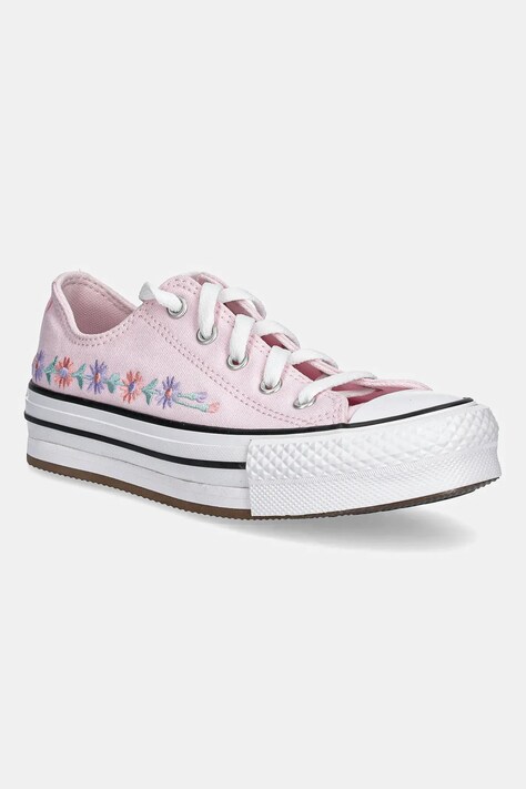 Dětské tenisky Converse CHUCK TAYLOR ALL STAR EVA LIFT růžová barva, A14995C
