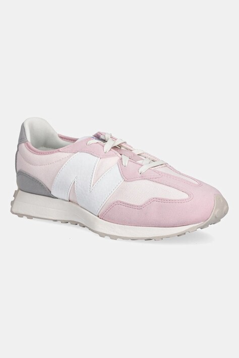 Sneakers boty New Balance 327 růžová barva, GS327CK