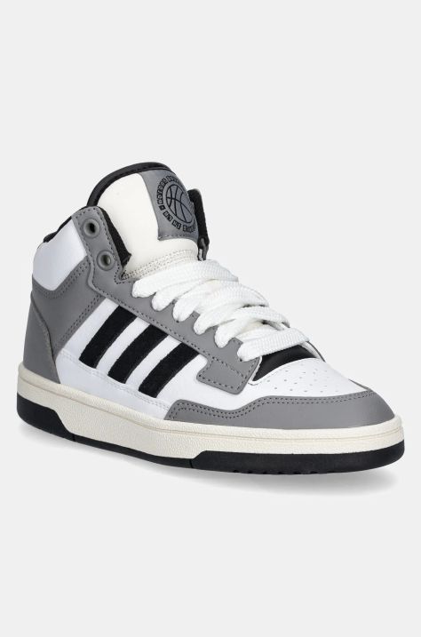 Detské tenisky adidas Originals RAPID COURT MID šedá farba, JR0191