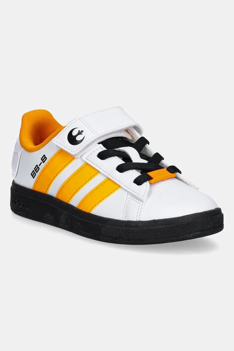 adidas sneakers pentru copii DROIDS Grand Court 2.0 culoarea portocaliu, IH1137