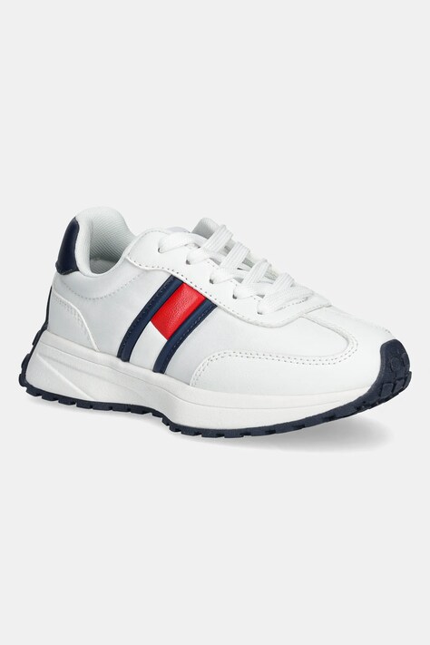Tommy Hilfiger sneakers pentru copii culoarea alb, T3X9-33877
