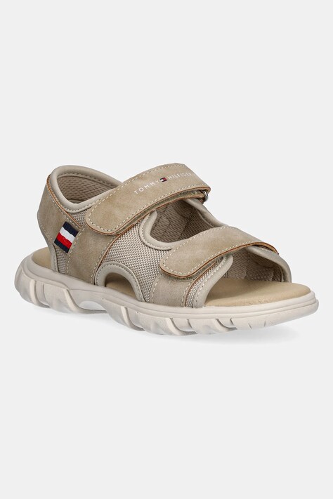 Dětské sandály Tommy Hilfiger béžová barva, T1B2-33899